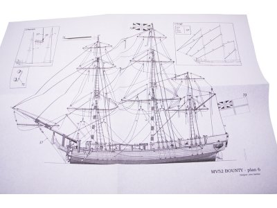 MAMOLI H.M.S. Bounty 1787 1:100 kit