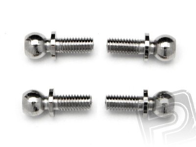 Koule 4,3x11,5mm (4-40/imbus/stříbrné/4ks)