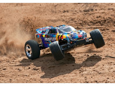 Traxxas Rustler 1:10 RTR oranžový