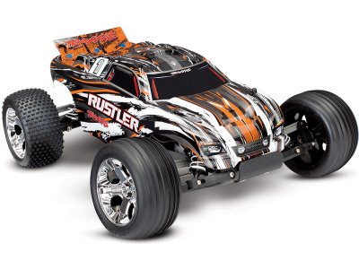 Traxxas Rustler 1:10 RTR oranžový