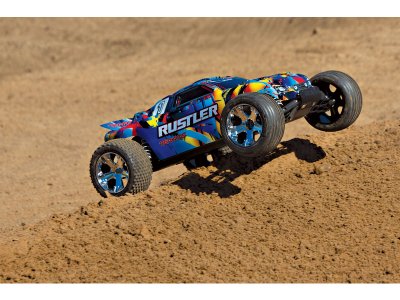 Traxxas Rustler 1:10 RTR oranžový