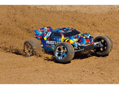 Traxxas Rustler 1:10 RTR oranžový