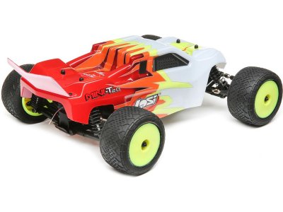 Losi Mini-T 2.0 1:18 RTR červená/bílá