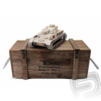 TORRO tank PRO 1/16 RC PzKpfw IV provedení G Div. LAH Charkov 1943 zimní kam. - infra IR