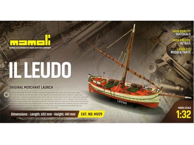 MAMOLI Il Leudo 1:32 kit