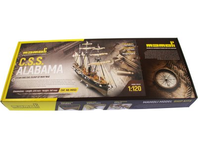 MAMOLI Alabama 1862 1:120 kit