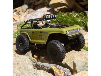 Axial SCX24 Deadbolt 1:24 4WD RTR červený