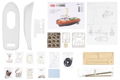 Kuddel přístavní remorkér 1:50 kit