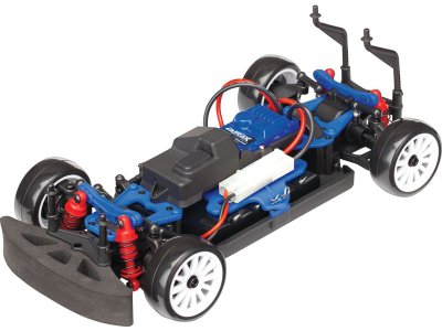 Traxxas Rally 1:18 4WD RTR modré