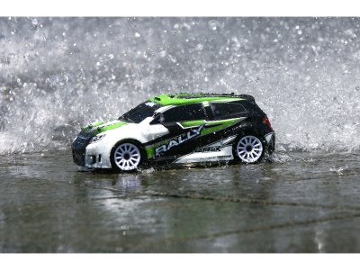 Traxxas Rally 1:18 4WD RTR modré