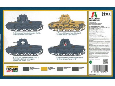 Italeri 7072 SD.KFZ 265 Panzer