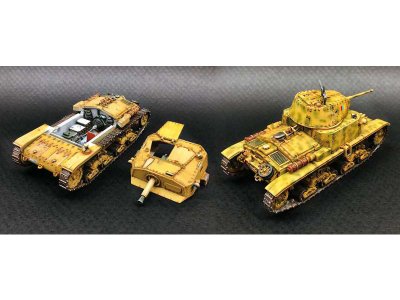 Italeri Semoventi M13/40, M14/41, M40 a M41 (1:56)