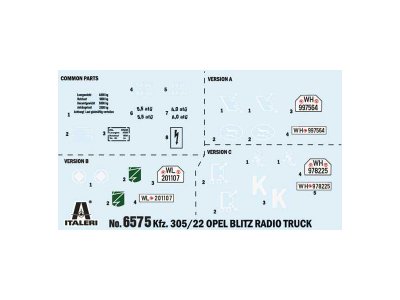 Italeri 6575 Opel Blitz 1:35