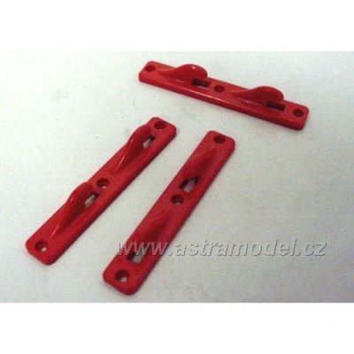 Vlečný háček červený dvojitý (20ks)