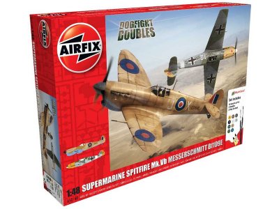 Airfix Supermarine Spitfire MkVb, Messerschmitt BF109E (1:48)