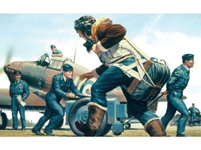 Airfix figurky - RAF Personnel (1:76) (Vintage)