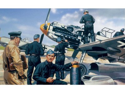 Airfix 00755V figurky - Luftwaffe Personnel (1:76) (Vintage)