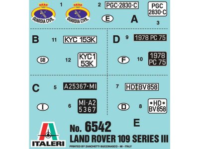 Italeri 6542 Land Rover III