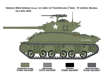 Italeri 6568 M4A1 Sherman 1:35