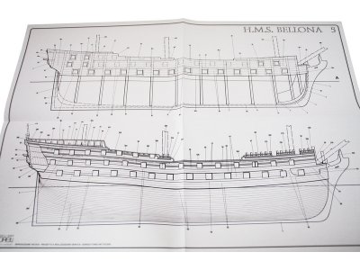 COREL H.M.S. Bellona 1760 1:100 kit