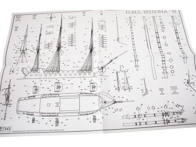 COREL H.M.S. Bellona 1760 1:100 kit