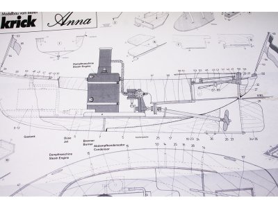 Krick Anna kit s parním strojem V2