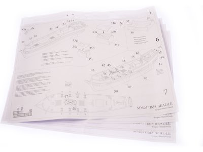 MINI MAMOLI H.M.S. Beagle 1:121 kit