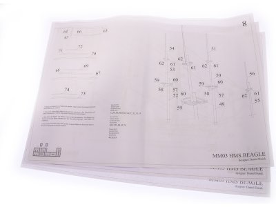 MINI MAMOLI H.M.S. Beagle 1:121 kit