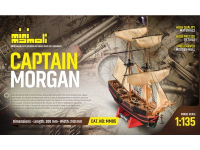 MINI MAMOLI Captain Morgan 1:135 kit