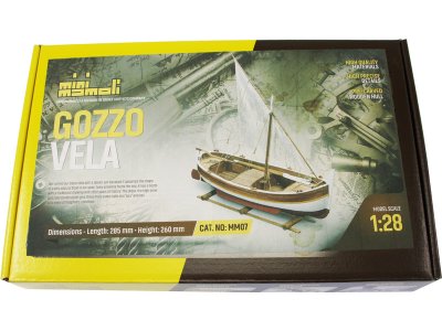 MINI MAMOLI Gozzo vela 1:28 kit