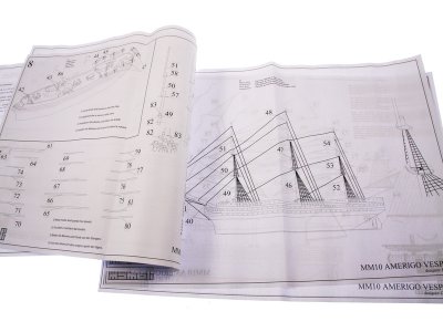 MINI MAMOLI Amerigo Vespucci 1:350 kit