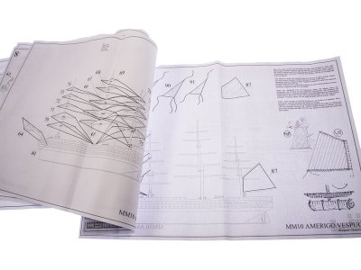 MINI MAMOLI Amerigo Vespucci 1:350 kit