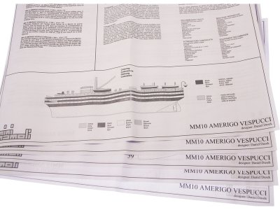 MINI MAMOLI Amerigo Vespucci 1:350 kit