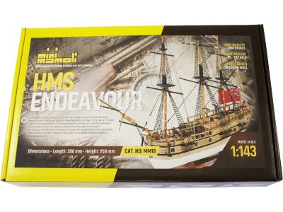 MINI MAMOLI H.M.S. Endeavour 1:143 kit