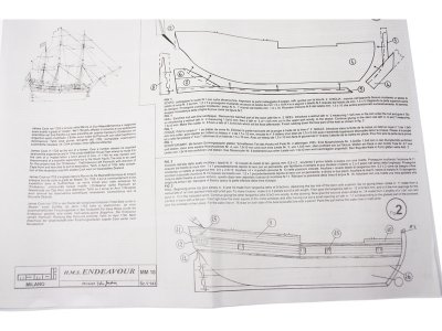 MINI MAMOLI H.M.S. Endeavour 1:143 kit