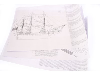 MINI MAMOLI U.S.S. Constitution 1:330 kit