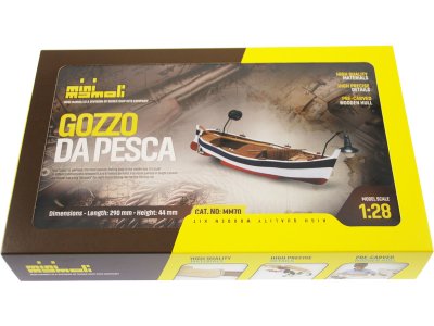 MINI MAMOLI Gozzo da pesca 1:28 kit