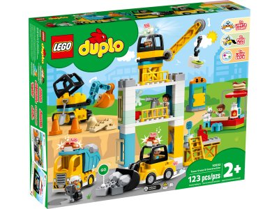 LEGO DUPLO - Stavba s věžovým jeřábem