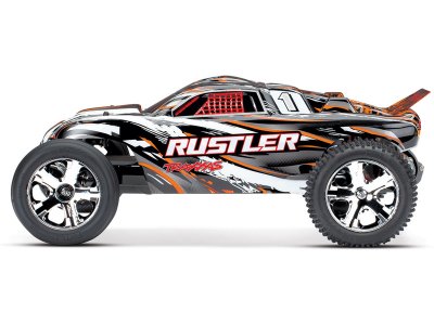 Traxxas Rustler 1:10 RTR oranžový