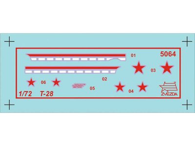 Zvezda 5064 T-28 Tank Soviet
