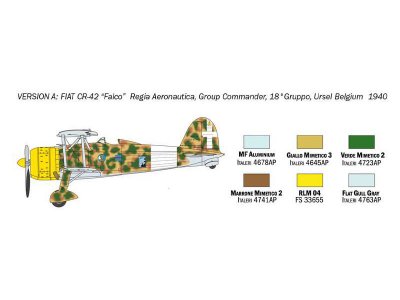 Italeri 1437 Fiat CR.42 falco