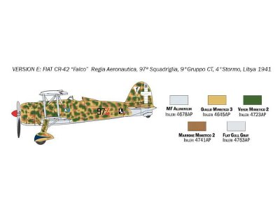 Italeri 1437 Fiat CR.42 falco