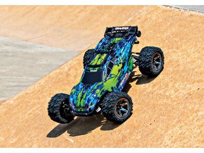 Traxxas Rustler 1:10 VXL 4WD TQi RTR modrý