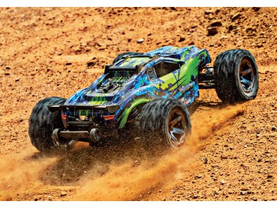 Traxxas Rustler 1:10 VXL 4WD TQi RTR modrý