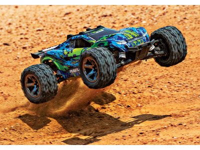 Traxxas Rustler 1:10 VXL 4WD TQi RTR modrý