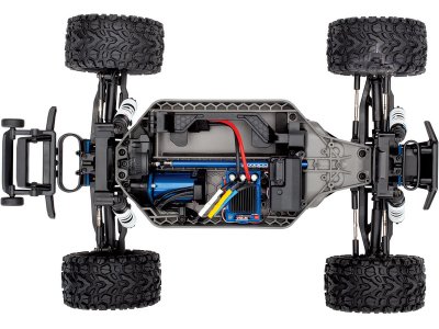 Traxxas Rustler 1:10 VXL 4WD TQi RTR modrý