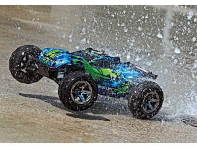 Traxxas Rustler 1:10 VXL 4WD TQi RTR modrý