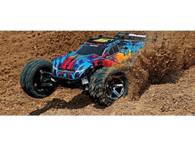 Traxxas Rustler 1:10 VXL 4WD TQi RTR oranžový