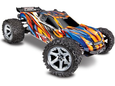 Traxxas Rustler 1:10 VXL 4WD TQi RTR oranžový