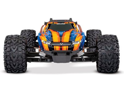 Traxxas Rustler 1:10 VXL 4WD TQi RTR oranžový